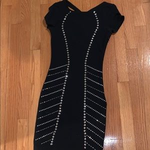 Bebe bandage dress XS with bling